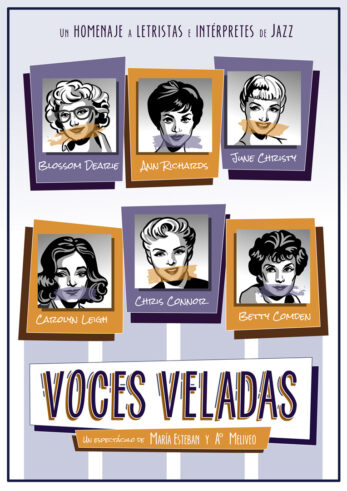 Cartel Voces Veladas (teatro)